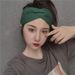 Cross-Border New Cross Face Washing Delicate Yarn Hairba INS Girls Yoga Postpartum Wide-Brim Internet Celebrity_desvips.com