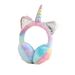 Unicorn Children's Warm Winter Cold-Proof Rabbit Earmuffs Wearable Retractable Ear Muffs In Stock Wholesale_desvips.com