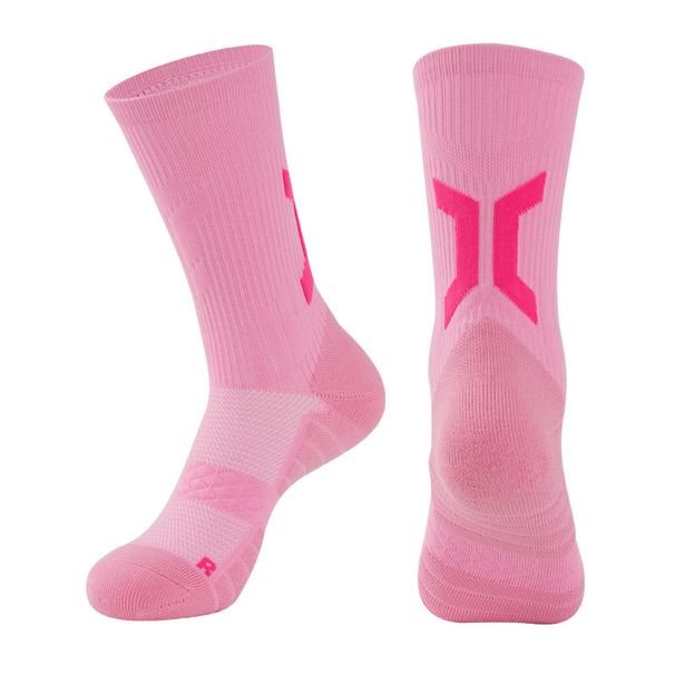 Outdoor Basketball mid Calf Socks Sweat Wicking Odor Resistant Terry Cloth Bottom Fitness Sports Socks_desvips.com