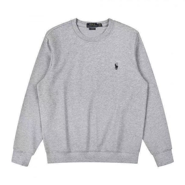 Spring And Autumn Paul Men's Crew Neck Sweatshirt 2025 Solid Color Loose Versatile Casual Top New Chinese Style_desvips.com
