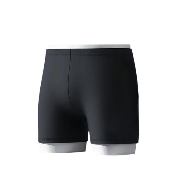 Men's Plus Size High-Waisted Swim Trunks Quick Drying Ice Silk Anti-Estrogenic Swimming Trunks_desvips.com
