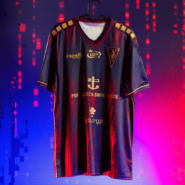 26/25 Latest Polish Super Football Men's Poland Quick Drying Pogoń Szczecin Soccer Jersey Boys Outdoors Training Jerseys_desvips.com