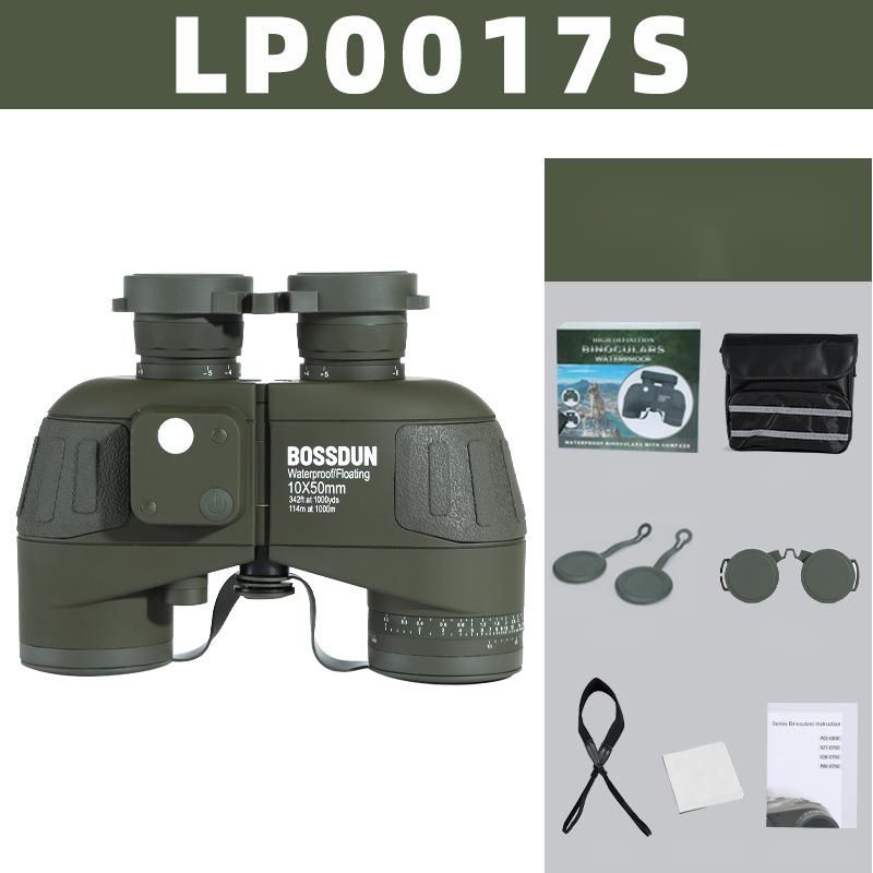 2026 New 10X50 Binoculars High Definition Low Light Night Vision Outdoor Photography Nautical Compass Telescope_desvips.com