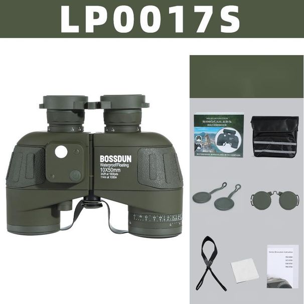 2026 New 10X50 Binoculars High Definition Low Light Night Vision Outdoor Photography Nautical Compass Telescope_desvips.com