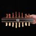 Wooden Magnetic Chess 3-in-1 Set Portable Foldable Puzzle Competition Board Game Toys_desvips.com