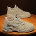New Autumn Winter Construction Site Sports Men's Casual Fleece-Lined Cotton Work Safety Shoes_desvips.com