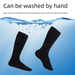 Winter Warm USB Charging Long Tube Cold-proof Outdoor Skiing Cycling Electric Heating Socks_desvips.com