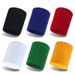 Solid Color Wristband Sweat Absorbent Towel Badminton Sports Wristband Fitness Running Wristband Protective Gear Booster Belt Wholesale_desvips.com