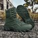 Men's Tactical High-Top Hiking Non-Slip Breathable Training Desert Outdoor Camping Work Boots Climbing Shoes_desvips.com