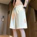 Ice Silk Breathable Summer Shorts Trendy Brand Letter Embossed Five-Point Casual Pants Men's Youth Sports Mid-Shorts_desvips.com