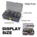 JSFUN 411Pcs/Box Fishing Lure Tackle Set Including Soft Hard Baits Hooks Swivels Tools For Freshwater Saltwater Angling_desvips.com