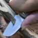 Mini Keychain Outdoor Damascus Steel Pocket Fruit Folding Knife EDC Tool_desvips.com