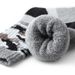4Pairs Thick Gray Camouflage Men‘s Winter Autumn Elastic Wool Mid Tube Sports Soft Thermal Crew Outdoor Socks Hiking_desvips.com