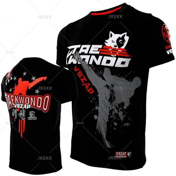Muay Thai T Shirt Running Fitness Sports T-shirt For Men Outdoor Boxing Wrestling Tracksuits Summer Women's Clothing_desvips.com