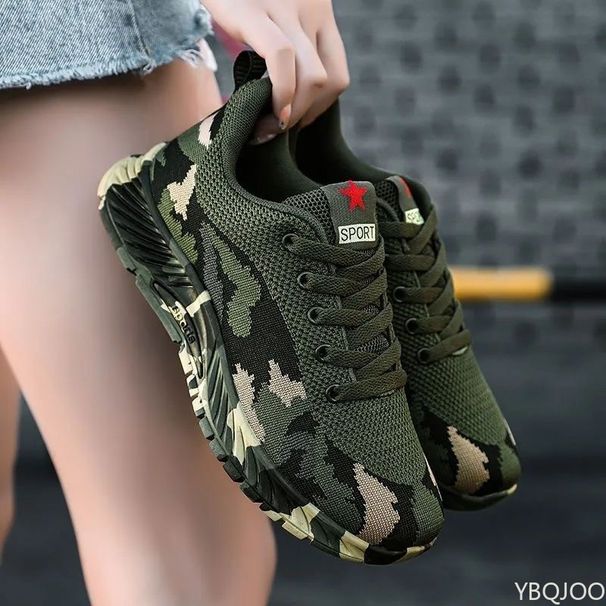 Mesh Camouflage Sports Durable Casual Men's Anti Slip Tennis Outdoor Hiking Lightweight Flat Shoes Sneakers_desvips.com