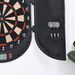 Electronic Dart Board With Cabinet Doors – 26 Games & 185 Variations English Voice Prompts LED Display 6 Darts Supports Up To 8 Players_desvips.com