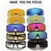 Sports Sunglasses Goggles Outdoor Mountain Bike Cross Country Skiing Goggles Anti Ultraviolet Four Bends_desvips.com