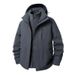 Men's 3-in-1 Windproof And Water-Resistant 2025 New Detachable Fleece Liner Outdoor Hiking Jacket For Women_desvips.com