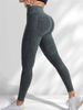 Yoga Pants Seamless Yoga Pants, Sand Washed, Quick Drying, High Waisted, Hip Lifting, Tight Fitting, Lettered Running Sports Fitness Pants For Women._desvips.com