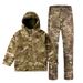 Children's Camouflage Set Boys New Fleece-Lined Hooded Jacket Warm Winter Camp Outfit Girls_desvips.com