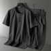 men's clothing Summer Suit Tang Suit Middle-aged and Elderly Summer Suit Men's Chinese Style Cotton and Linen Short Sleeve Shorts Hanfu Retro Suit_desvips.com