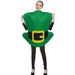 Popular St. Patrick's Day Parade Costume, New Printed Green Hat Stage Performance Outfit_desvips.com