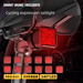 Bicycle Night Road Tail Rechargeable Smart Sensor Creative Heart Light Mountain Bike Riding Gear_desvips.com