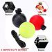 Reflex Speed Punch Ball, Boxing Rubber Ball For Agility & Reaction Training – Includes Sweatband_desvips.com