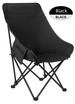 Outdoor Portable High-Back Folding Elevated Arc Moon Camping Fishing Leisure Beach Space Chair_desvips.com