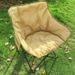 Outdoor Moon Portable High-Back Camping Leisure Chair Straight Travel Folding_desvips.com