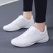 Sport Aerobics White Cheerleading Men Training Competition Gym Nastics Dance Shoes For Women Yoga Sneakers_desvips.com