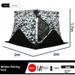 Ice Thickened Outdoor Warm Quick Open Fishing Winter Windproof Quilted Tent_desvips.com