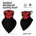 Ice Silk Face Mask Breathable Cycling Neck Warmer Quick Drying Skull Print Bandana For Women Thin Sports Triangular Bandana_desvips.com