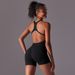 European And American Style Tight-Fitting Seamless Bodysuit Women, Butt-Lifting One-Piece Sports Pilates Fitness Yoga_desvips.com