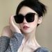 Square-frame With Chain, Women's Large-frame That Make The Face Look Smaller, Sun Protection Glasses, 2025 New Cat-eye_desvips.com