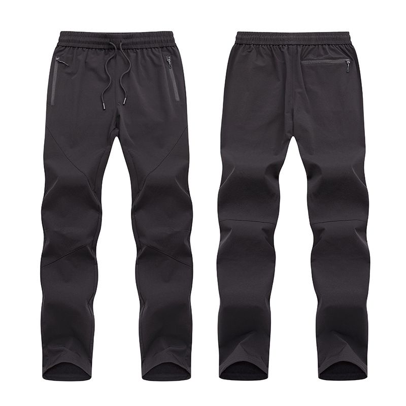 Men's Autumn Winter Quick-Dry Loose Running Pants - Outdoor Casual Drawstring Training Trousers_desvips.com