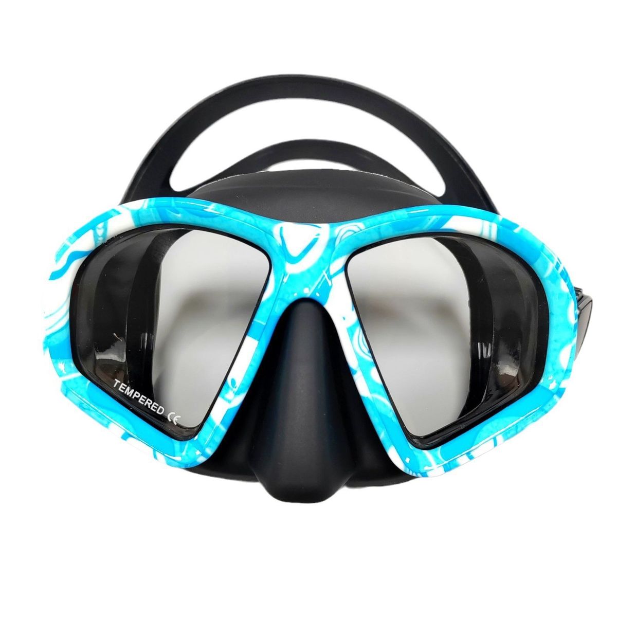 Large frame diving goggles for men and women Free diving goggles High definition anti-fog diving mask Snorkeling goggles_desvips.com