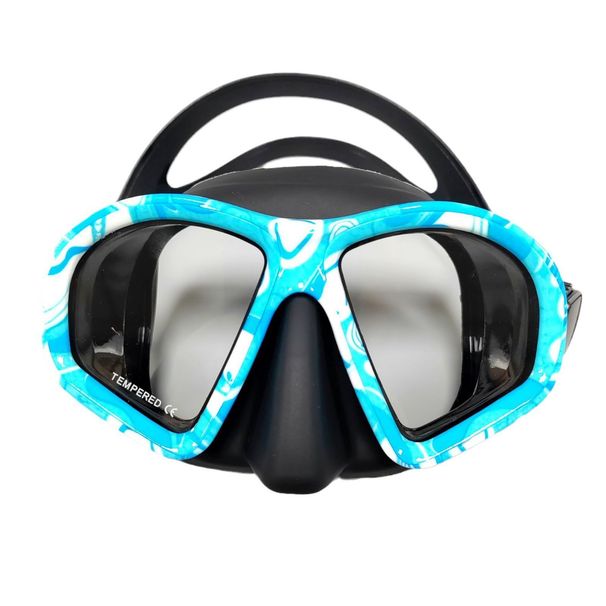 Large frame diving goggles for men and women Free diving goggles High definition anti-fog diving mask Snorkeling goggles_desvips.com