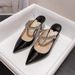 Version High JC Peep Toe Half Slippers For Women Summer Fashion Flat Rhinestone French Pointed Genuine Leather Internet_desvips.com