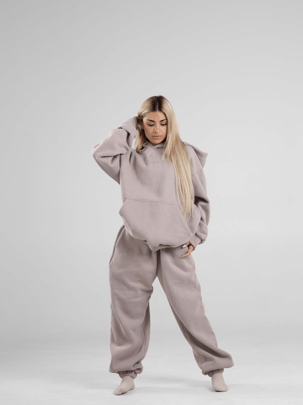 001COMFRT Foreign Trade Cross-Border Sweatshirt Set Embroidered European American Women's Clothing Top And Pants_desvips.com