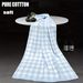 Swimming Towels Checkered Bath Towel Pure Cotton Untwisted Yarn Soft Antibacterial Double Layer Baby Standard Gauze Bath Towel Cover Blanket_desvips.com