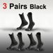 3 Pairs Of Men's Sports Socks, Cushiing Sport ,basketball, Sweat Absorbing And Breathable Running Basketball_desvips.com