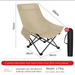 Outdoor Folding Heightened Moon Portable Stool Fishing Beach Table Chair Camping Equipment_desvips.com