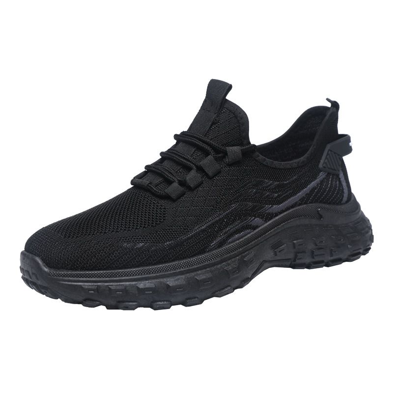 RenMou 2024 Spring New Flying Weaving For Men Trendy Casual Korean Edition Student Running Shoes Exclusive Supply_desvips.com
