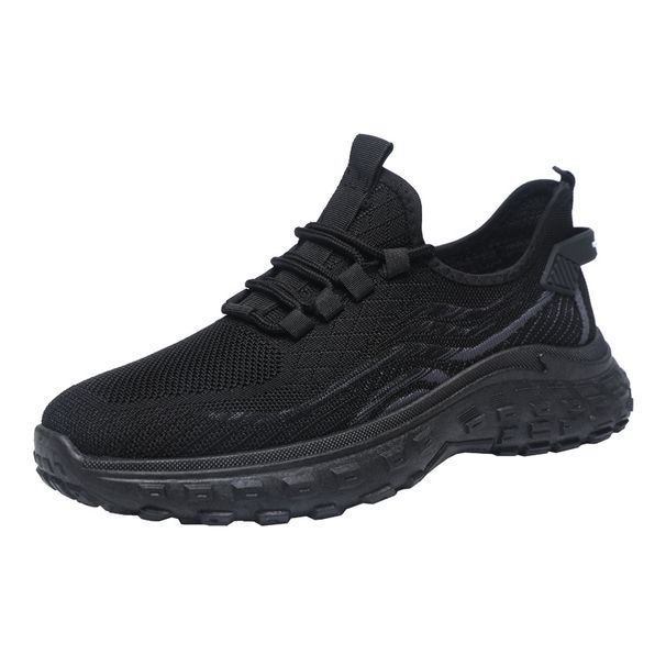 RenMou 2024 Spring New Flying Weaving For Men Trendy Casual Korean Edition Student Running Shoes Exclusive Supply_desvips.com