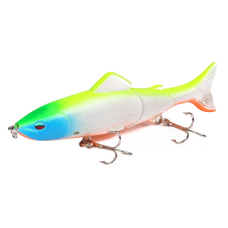 Simulated Artificial Bait Lure Minnows Three Section Bait 18g/13cm Simulation Bait Hard Bait Fishing Gear Products_desvips.com