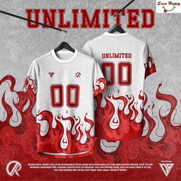 QAYRAA Designed In Retro Style With Sublimation Printing NEW DESIGN 2025✨ Quick Dry Jersey Shirt/Size S-2XL/Couple Shirt_desvips.com