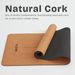 Yoga Mats Natural Rubber Cork Yoga Mat Thick Non Slip Mat Aerobics Fitness Special Yoga Mat Can Be Laser Engraved Logo_desvips.com