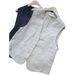 Women's Clothing cotton and linen! Layering without fear of hot summer, versatile and slim vest_desvips.com