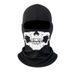 Outdoor Cycling Skull Mask Road Bike Riding Face Mask Neck Warmer Half Face Ghost Print Hood Unisex Sports Accessory_desvips.com